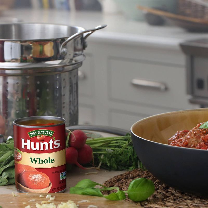 Hunt&#39;s 100% Natural Whole Tomatoes 28oz, 4 of 6
