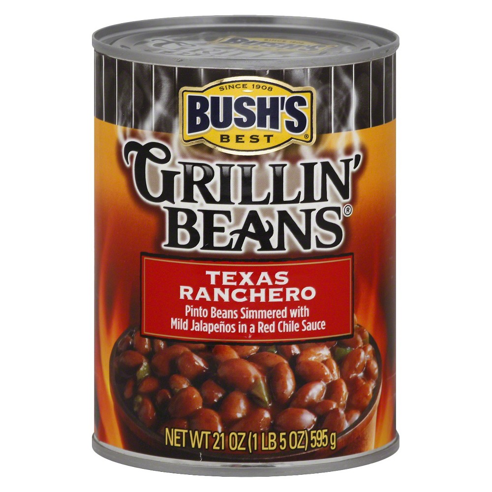 UPC 039400019183 product image for Bush's Best Grillin' Beans Texas Ranchero Pinto Beans 21 oz | upcitemdb.com