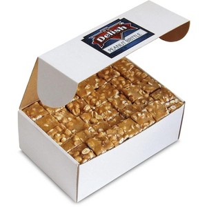 Gourmet Peanut Brittle by It's Delish, 6 LBS Bulk Box – Old Fashion Style Peanut Brittle in Square Cut Pieces - 1 of 4