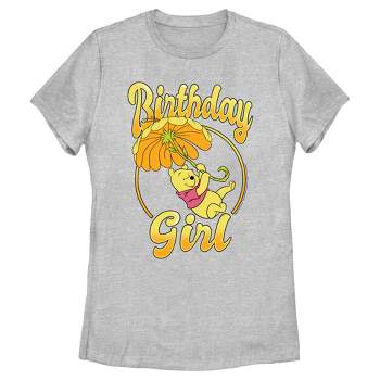 Women's Winnie the Pooh Birthday Girl Bear T-Shirt