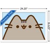 Trends International Pusheen - Blue Surprise Framed Wall Poster Prints - 3 of 4
