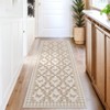 Washable Rug Colorful Floral Butterflies Living Room Rug Low Pile Ultra Soft Foldable Non Slip Carpet Stain Resistant Non Shedding Thin Floor Cover - 3 of 4