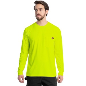 Wrangler Workwear Men's Long Sleeve Performance Work Pocket T-Shirt, Size S-3XL - 1 of 4