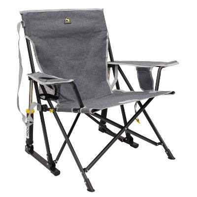 GCI Outdoor Kickback Rocker Outdoor Portable Camp Chair - Heathered Pewter