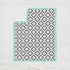 Bacati - Love Gray Mint 6 pc Crib Bedding Set with Long Rail Guard Cover - 4 of 4