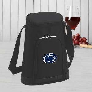 NCAA Penn State Nittany Lions Stylish 2 Bottle Insulated Wine Tote Bag with Cheese Board, Knife and Corkscrew - 1 of 3