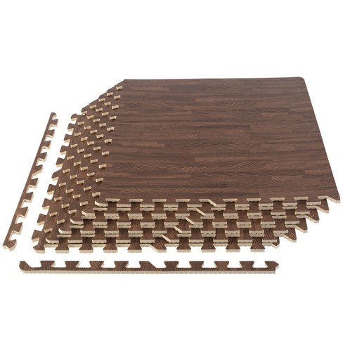 Wood grain best sale foam mats