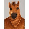 HalloweenCostumes.com One Size Fits Most   Horse Costume with Moving Mouth Mask for Adults., Black/Brown - image 2 of 4