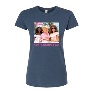 Women's - Barbie - Valentine's Day Fitted Graphic T-Shirt - 1 of 2