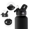 SUGIFT 34oz Stainless Steel Water Bottle with Straw Lid – Vacuum Insulated & Portable - 4 of 4
