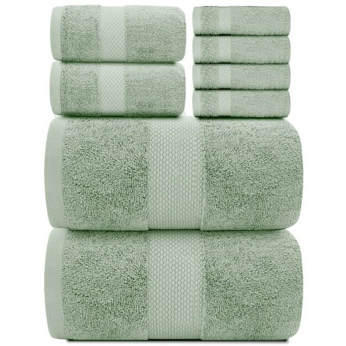 Luxury Towel Set, White, Washcloth (2-Pack)