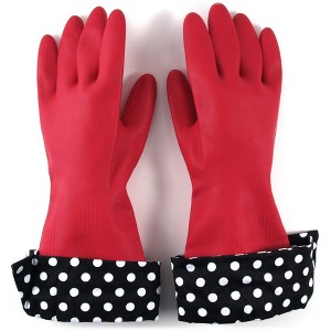 The Accidental Housewife Julie's Signature Latex Gloves with Designer Cuffs 2 Pairs - 1 of 1