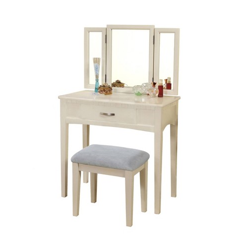 Brassex Leilani Vanity Table Set - image 1 of 4