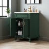 Mshliw 24 Inch Bathroom Vanity with Sink Combo, Freestanding Storage Cabinet with 2 Soft-Close Doors and Adjustable Shelf, Solid Wood Frame - 2 of 4