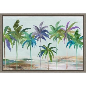 Amanti Art Tropical Dream (Palms) by Asia Jensen Canvas Wall Art Print Framed 23 x 16-in. - 1 of 4