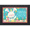 Briarwood Lane Easter Bunny And Chicks Primitive Doormat Primitive Indoor Outdoor 30" x 18" - image 2 of 4