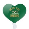 Wright State Raiders Heart Love Cupcake Picks Toppers Decoration Set of 6 - 2 of 4