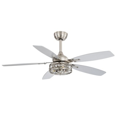 Airsurfer 48" Crystal Ceiling Fan With Light