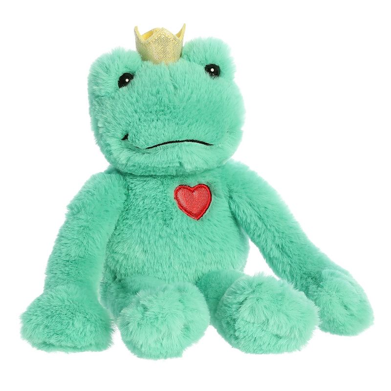 Aurora Valentines 11" Frog Prince Green Stuffed Animal, 2 of 8