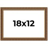 PosterPalooza | Classic Gold Picture Frame - UV Acrylic, Backing Board, Hanging Hardware Included - 2 of 4