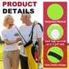 Unique Bargains Neoprene Waist-Mounted Lightweight Golf Ball Carry Bags 2 Pcs - 3 of 4