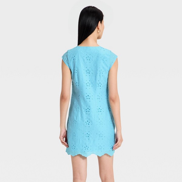 Vestido mini con ojalillos para mujer - A New Day™ 2