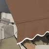 Resenkos Patio Awning, Outdoor Sun Shade Shelter Cover Awnings,10' x 4' Manual Retractable Awning, Non-Screw Patio Awning, UV Resistant, - 2 of 4