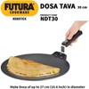 Hawkins Futura 12" Nonstick Flat Dosa Tava Griddle: Anodized Aluminum, Gas Compatible, Hand Wash, 1-Year Warranty - 4 of 4