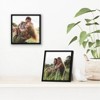 Americanflat 7x7 Picture Frame - Streamline Collection - Thin Border Square Frame for Tabletop and Wall Display - Black - 4 of 4