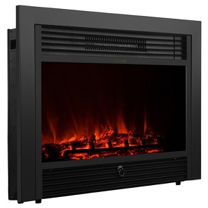 XtremepowerUS Electric Fireplace Insert w/Remote & Timer 28.5" 1500W Adjustable 3D Place - 1 of 4
