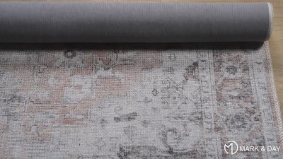 West Okoboji Traditional Gray Washable Chenille Area Rug
