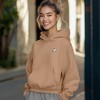 Dalix Heartly Ghost Embroidery Relaxed Hoodie Soft Fleece Sweatshirt Fit Lounge Womens - 3 of 4