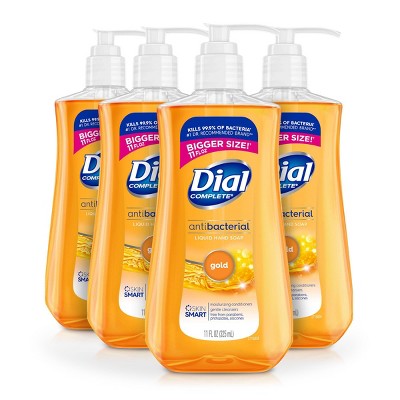 Dial Complete Antibacterial Liquid Hand Soap Gold 11 Fl Oz 4pk