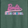 Women's - Barbie - High School Lightweight French Terry Wide Neck Long Sleeve Shirt - 2 of 4
