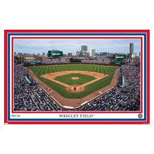 Trends International MLB Chicago Cubs - Wrigley Field 22 Framed Wall Poster Prints - 1 of 4