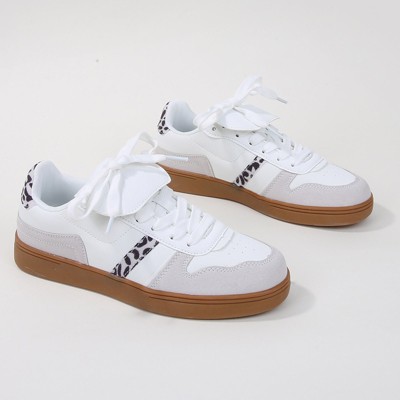 Женские кроссовки BERNESS Women's Lupita Folded Tongue Gum Sole Sneakers White 6 — фото 8
