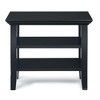 NicBex Occasional Table Classic Lattice Ends & Bottom Shelf, Affordable Side Table for Living Room - 2 of 4
