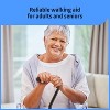 Attop Aluminum Quad Cane with Small Base – Portable Lightweight Walking Aid for Balance, Knee Injuries, Leg Surgery Recovery, Seniors & Adults - 4 of 4