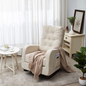 NicBex Adjustable Recliner Sofa Chair - Ergonomic Head/Back Support for Space Saving Leisure Seat - 1 of 4