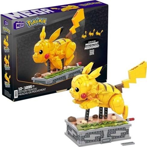 Mega Pokemon Building Toys Set Motion Pikachu With 1092 Pieces And Running Movement For Adult Collectors Target