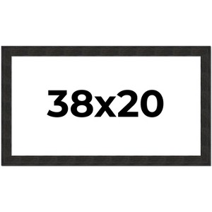 PosterPalooza | Contemporary Black Picture Frame - UV Acrylic, Backing Board, Hanging Hardware Included - 1 of 4
