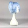 Unique Bargains Women's Wigs 12" Sky Blue with Wig Cap Short Hair Ponytail - 4 of 4