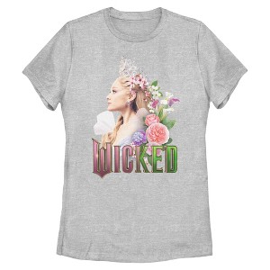 Womens Wicked: For Good Glinda Side Profile Pose T Shirt - 1 of 4