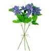 Northlight Real Touch™ Blue Artificial Lotus Floral Sprays, Set of 6 - 25" - 4 of 4