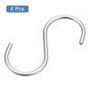 Unique Bargains Aluminum Alloy S-shaped Hanger Hooks - 3 of 4