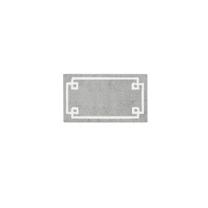 Vynxaria Bath Rugs and Mats - Luxurious 24"x40" Tufted Comfort with White Accent - 1 of 4