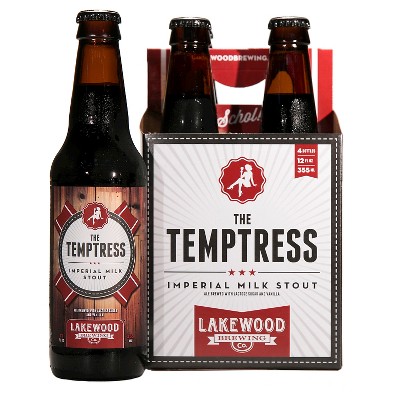 Lakewood The Temptress Imperial Milk Stout Beer - 4pk/12 fl oz Bottles