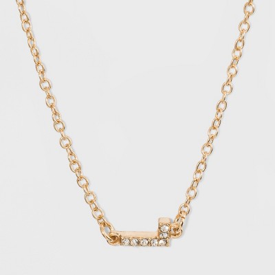 SUGARFIX by BaubleBar Link Chain Statement Necklace - Gold