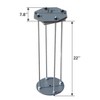 Kumasinova 7.8"x7.8" Steel Patio Umbrella Stand for Outdoor Cantilever Umbrellas,Heavy Duty 700LBS Ground Umbrella Base,Black - 2 of 4