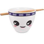 Boom Trendz Bowl Bop Lo Mein Japanese Dinnerware Set | 16-Ounce Ramen Bowl, Chopsticks
